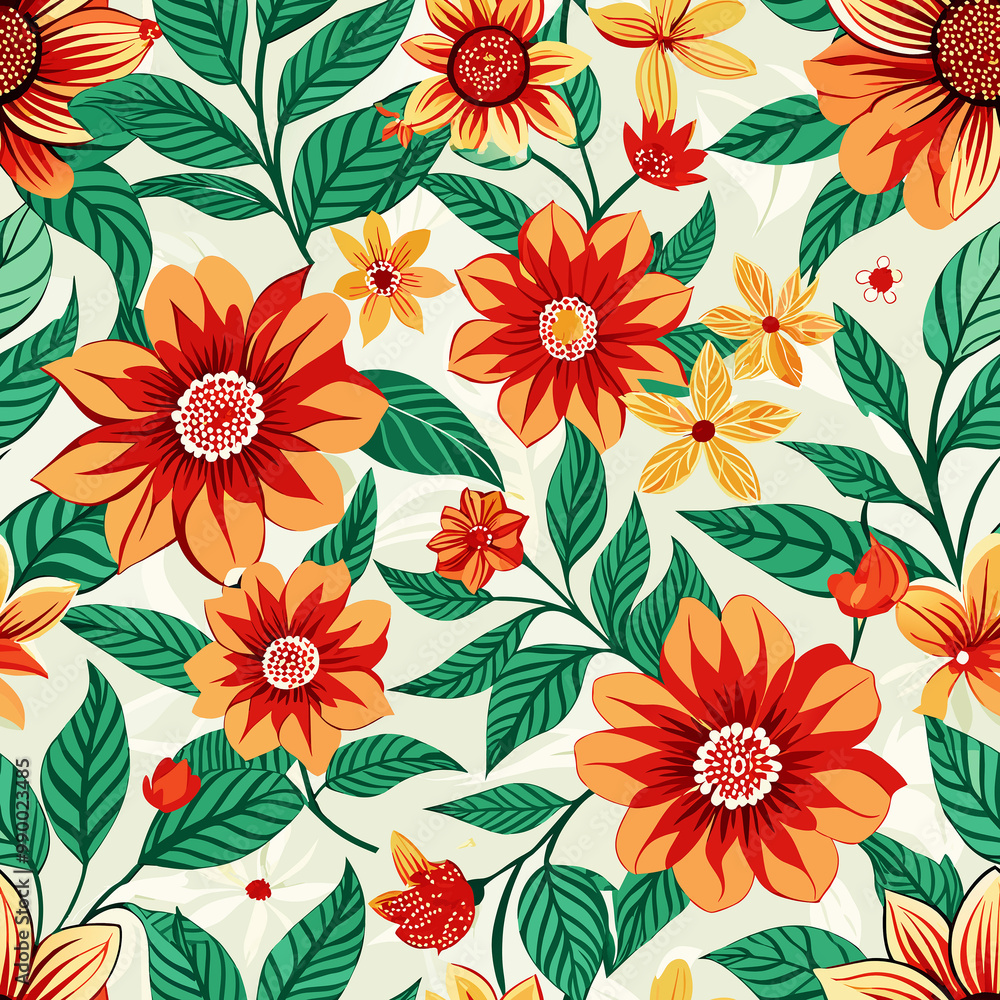 seamless floral pattern seamless floral pattern