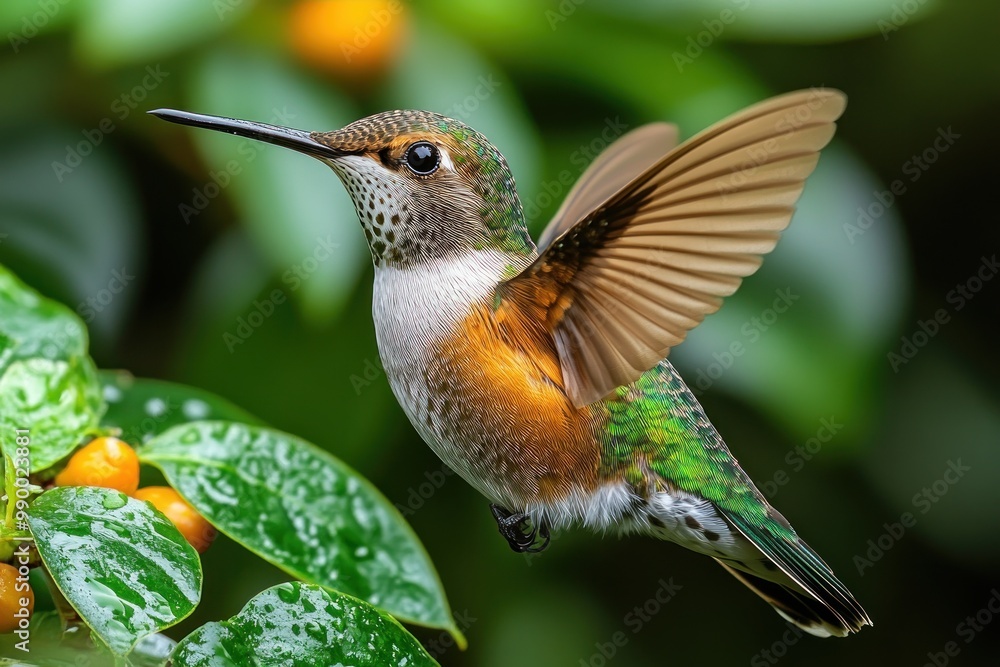 Obraz premium Hummingbird in Flight