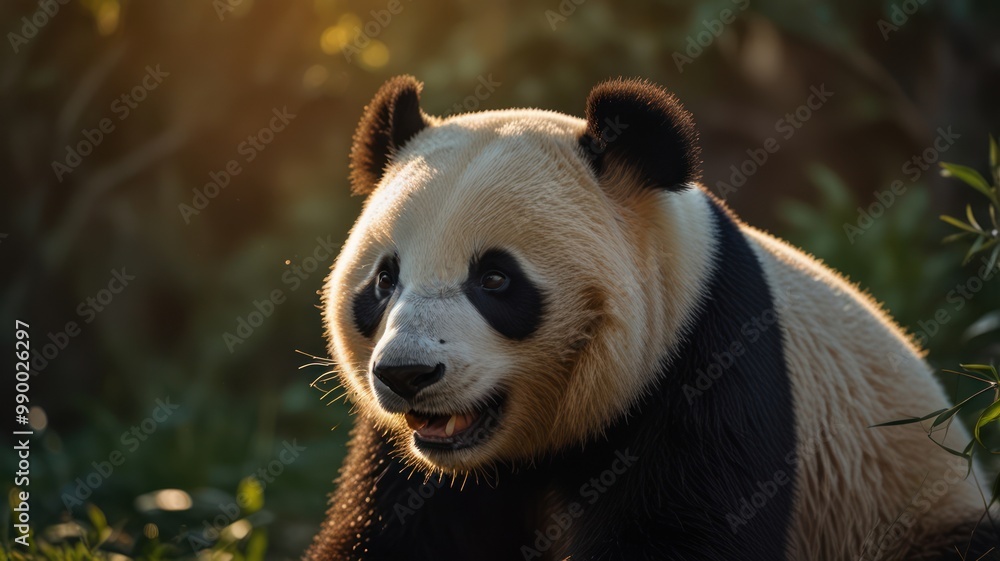 Fototapeta premium Close-up of a Panda Bear