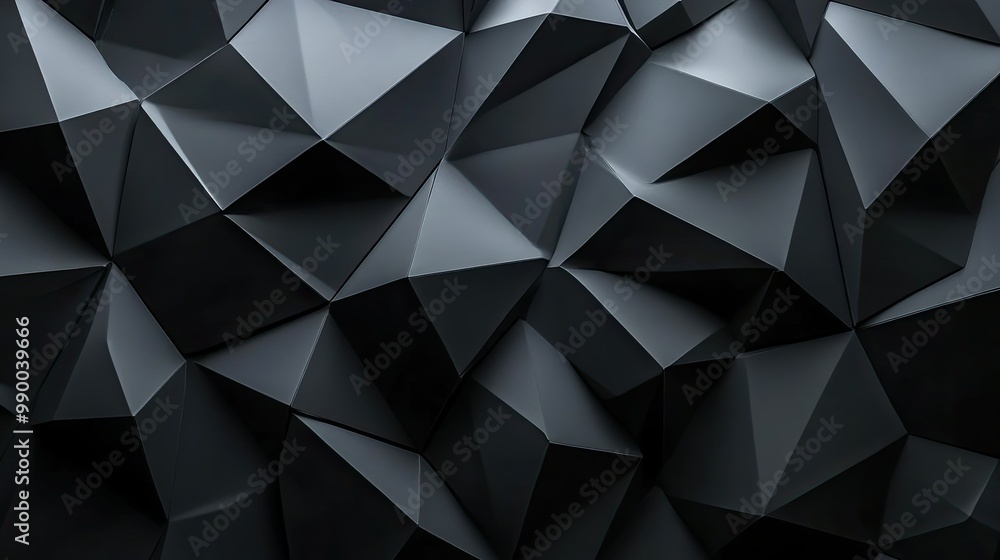 Abstract 3D black diamond texture with a smooth dark background, perfect for a sleek and modern design. Abstract 3D black diamond texture with a smooth dark background, perfect for a sleek and modern design.