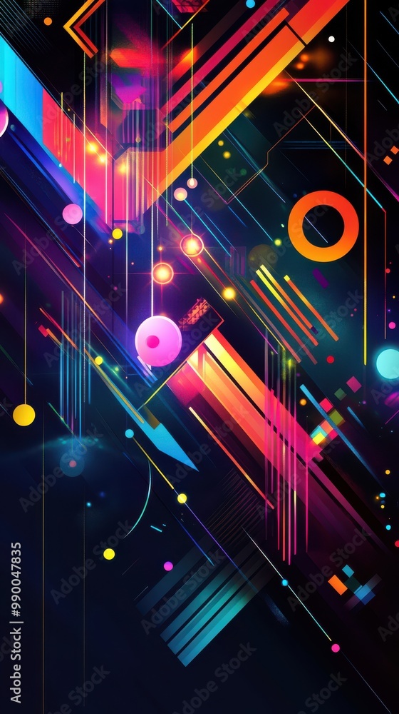 Futuristic Geometric Abstract Design. Futuristic Geometric Abstract Design.