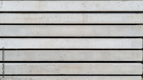 Wallpaper Mural Overhead view of stacked reinforced concrete slabs, showcasing their texture and arrangement Torontodigital.ca