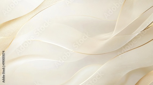 Obraz na płótnie A certificate background with elegant white and gold lines on a soft ivory gradient, emphasizing accomplishment and the significance of graduation success. w salonie