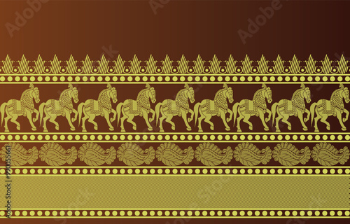 beautiful graphic saree design and this sari design is in Indian style which is for textile fashion industry and it can be used as wallpaper backdrop and website bg this style is originated in india