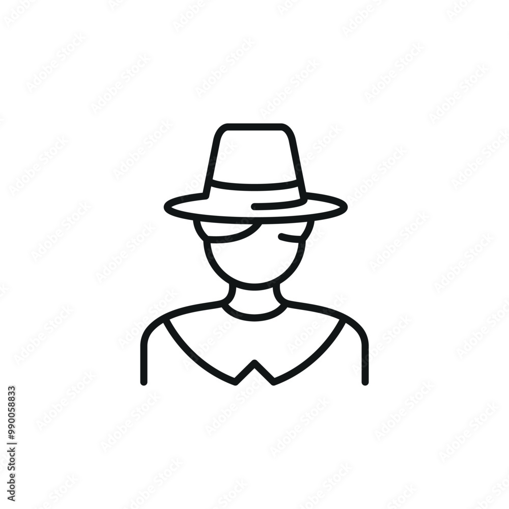 Pilgrim character icon. Simple Pilgrim character icon for social media, app, and web design. Vector illustration. Pilgrim character icon. Simple Pilgrim character icon for social media, app, and web design. Vector illustration.