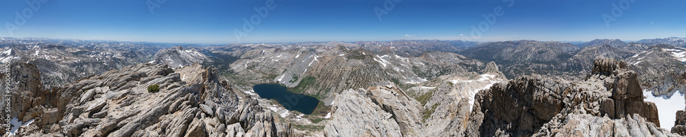 Panorama From The Summit Of Tower Peak On the Northern Boundary Of Yosemite National Park Panorama From The Summit Of Tower Peak On the Northern Boundary Of Yosemite National Park