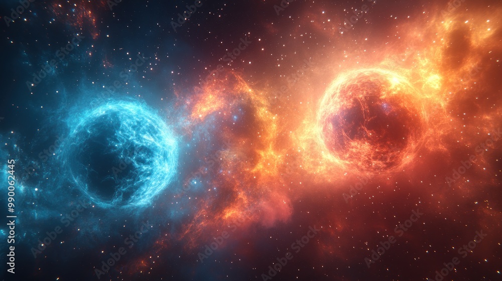 Cosmic Dance of Fire and Ice Cosmic Dance of Fire and Ice