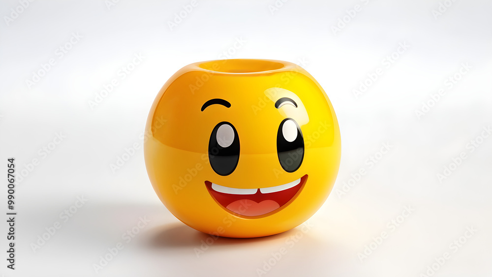 Fototapeta premium Emoji Face 3D