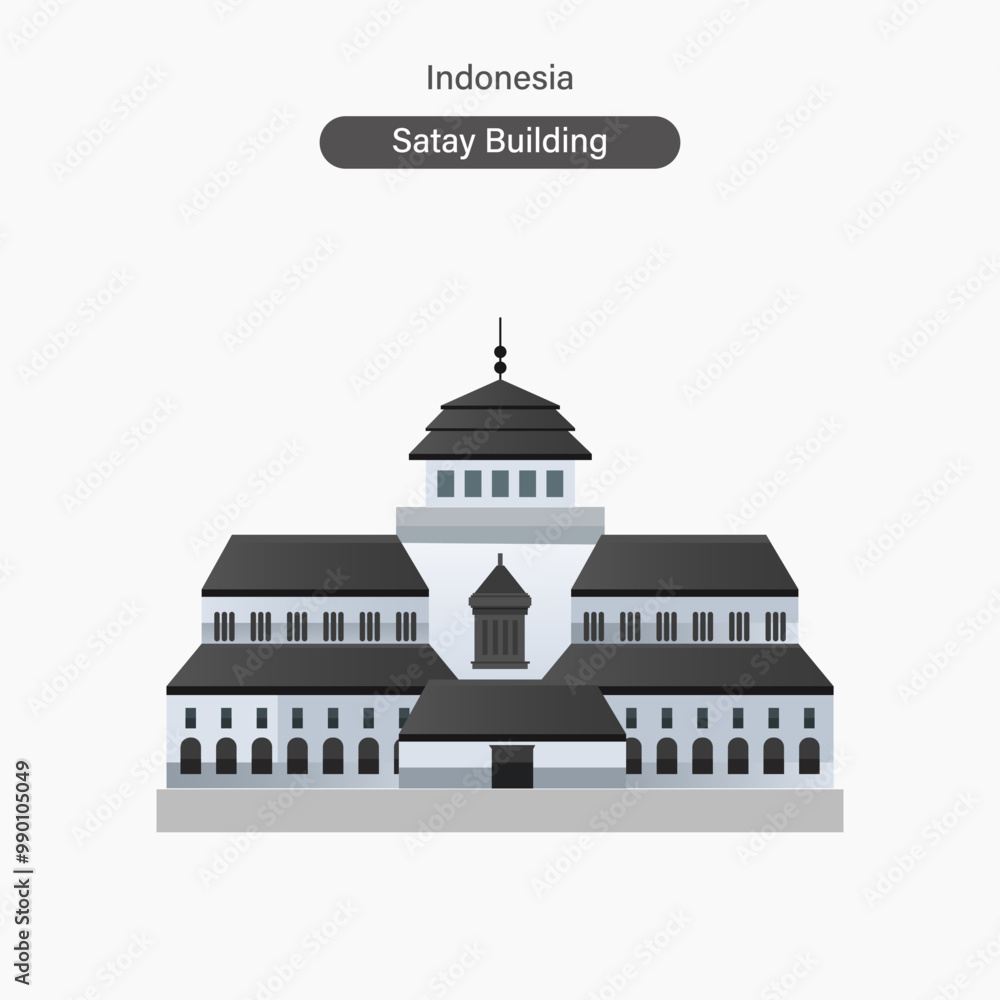 Indonesia Bandung Satay Building Indonesia Bandung Satay Building