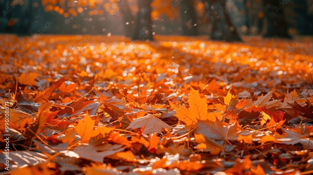 Bright Autumn Leaves in the Sun It captures the colorful and vibrant beauty of the fall season Bright Autumn Leaves in the Sun It captures the colorful and vibrant beauty of the fall season