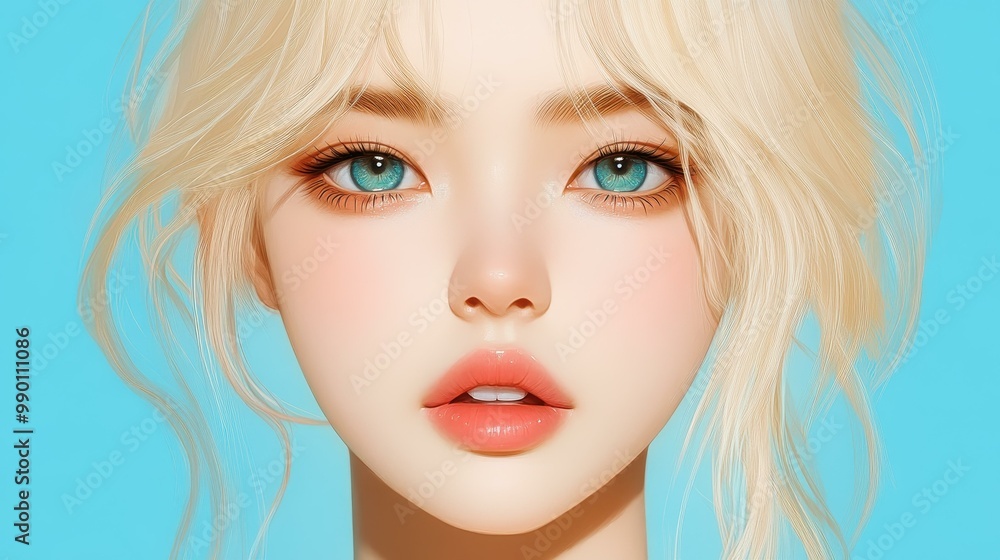 A joyful young woman with golden blond hair, radiating beauty and charm, brings warmth and cuteness to her surroundings. A joyful young woman with golden blond hair, radiating beauty and charm, brings warmth and cuteness to her surroundings.