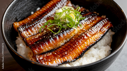 Grilled Eel Donburi with Sweet Soy Glaze