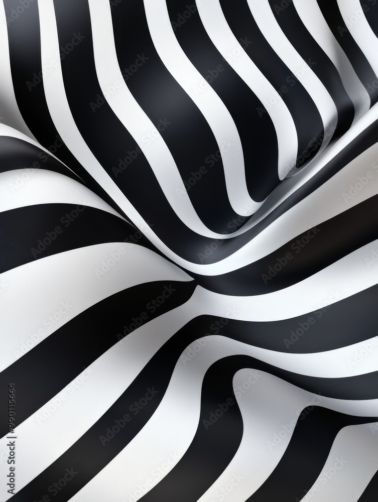 custom made wallpaper toronto digitalAbstract Zebra Stripes Pattern for Creative Designs, symbolizing movement, energy, contrast, style, and fluidity.