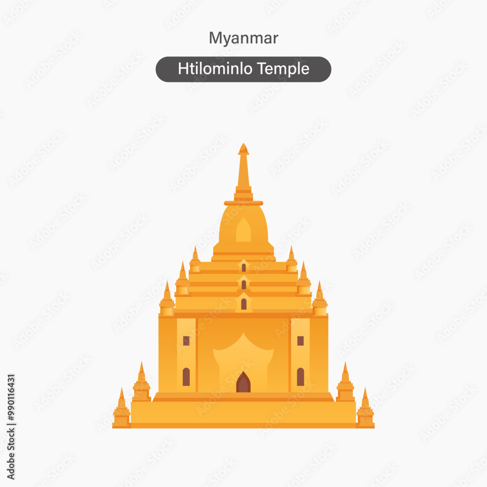 Naklejka premium Myanmar, Htilominlo Temple