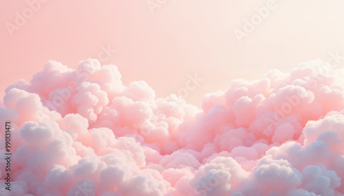 Pink cloud sky pastel