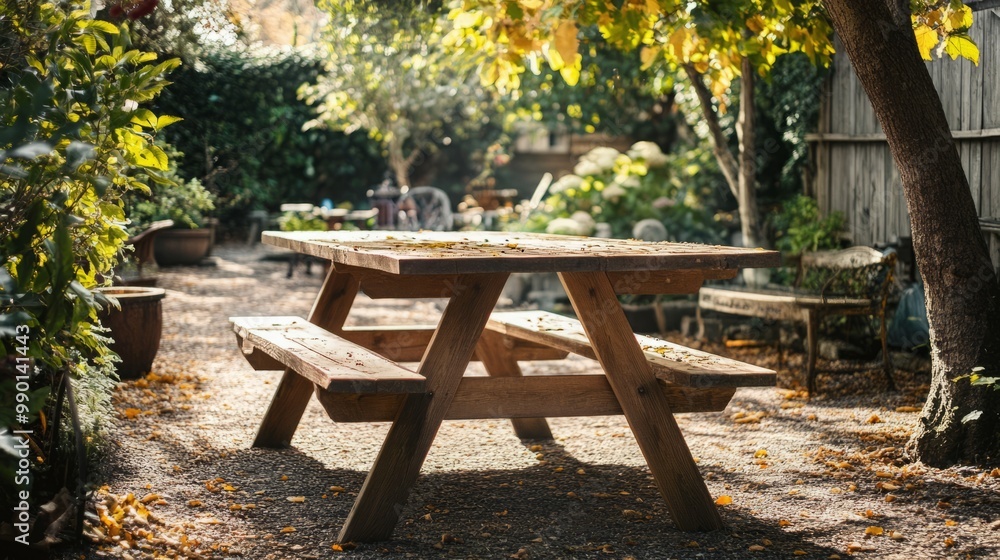 rustic charm creating a serene oasis with a wooden table in your garden rustic charm creating a serene oasis with a wooden table in your garden