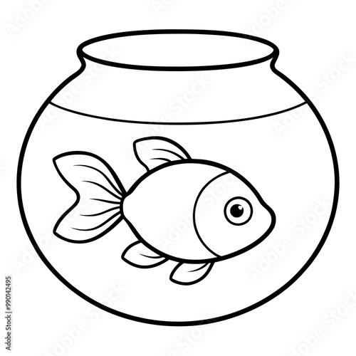 fish in a glass