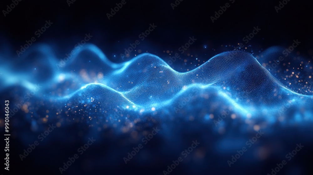 Abstract Blue Wave Abstract Blue Wave