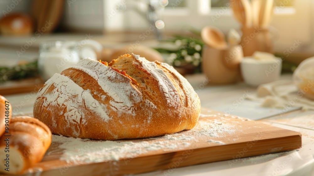 Making bread culinary dark background front view generated by ai Making bread culinary dark background front view generated by ai