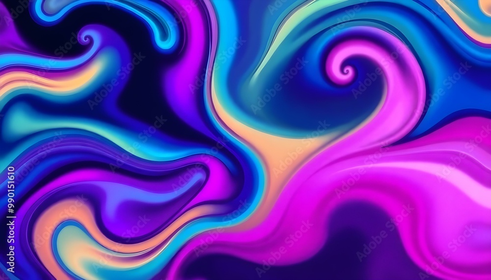 Fototapeta premium Abstract Colorful Swirls