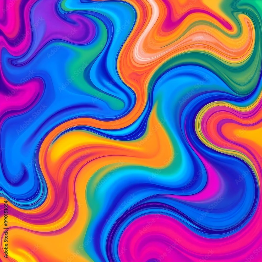 Colorful Abstract Fluid Art Colorful Abstract Fluid Art