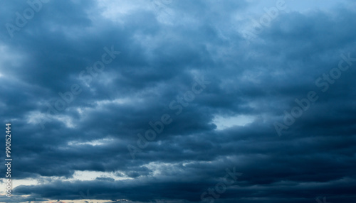 Dark storm clouds full in the sky