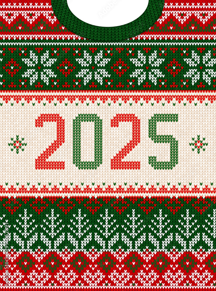 2025 Knitted Happy New Year Design Festive Holiday Ugly Sweater Pattern . Invitation Knitted Holiday Design 2025 Knitted Happy New Year Design Festive Holiday Ugly Sweater Pattern . Invitation Knitted Holiday Design