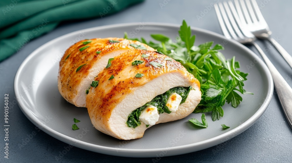 Spinach and Feta Stuffed Chicken Breast, a delicious and healthy meal. This dish is perfect for a weeknight dinner or a special occasion. The chicken is juicy and flavorful, the spinach is tender and Spinach and Feta Stuffed Chicken Breast, a delicious and healthy meal. This dish is perfect for a weeknight dinner or a special occasion. The chicken is juicy and flavorful, the spinach is tender and