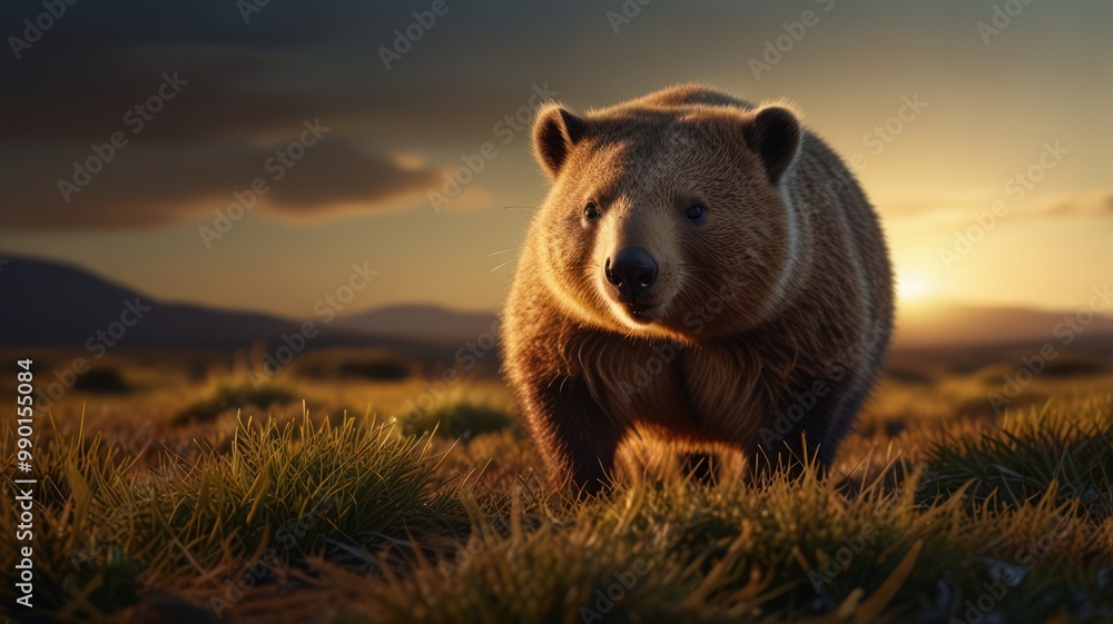 Bear in the Sunset Bear in the Sunset