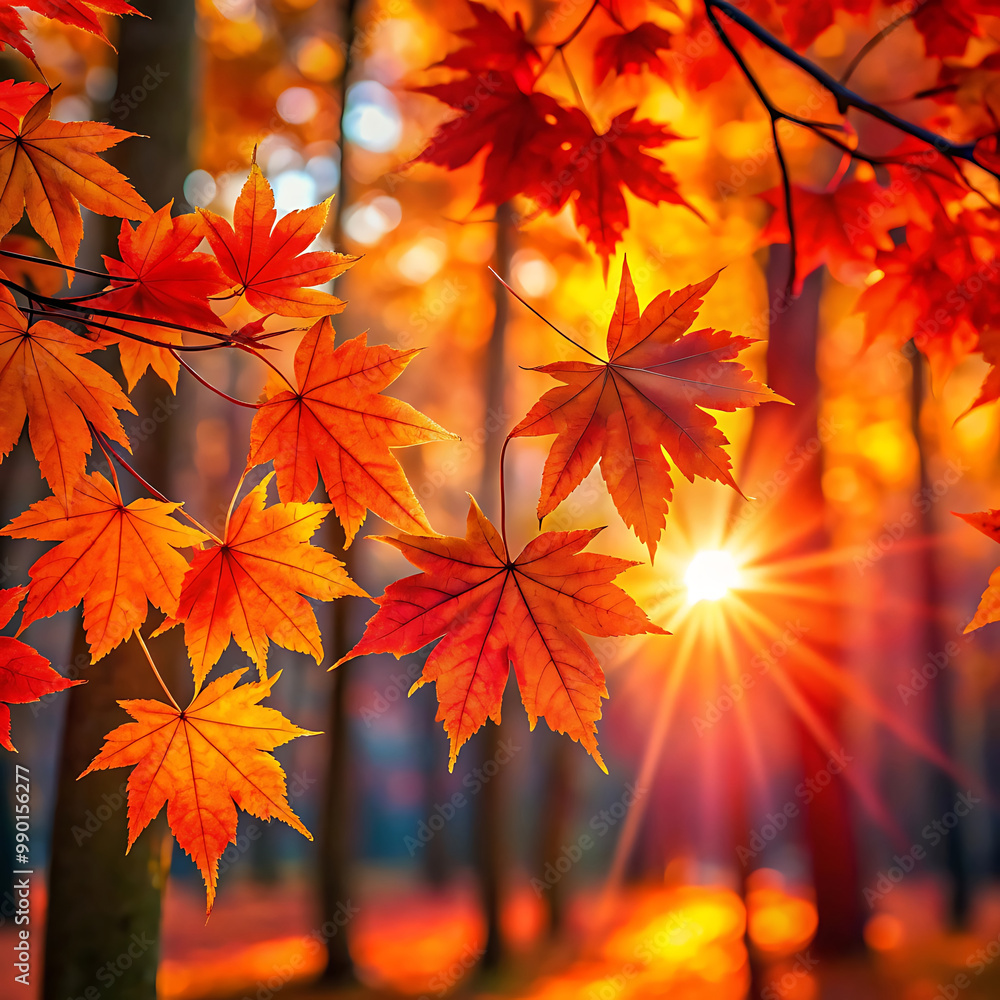 Collection of colorful autumn leaves scattered on the ground in a peaceful park setting
Collection of colorful autumn leaves scattered on the ground in a peaceful park setting