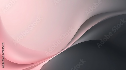 Abstract Soft Pink-Charcoal Grey Blend for Minimalist Backgrounds