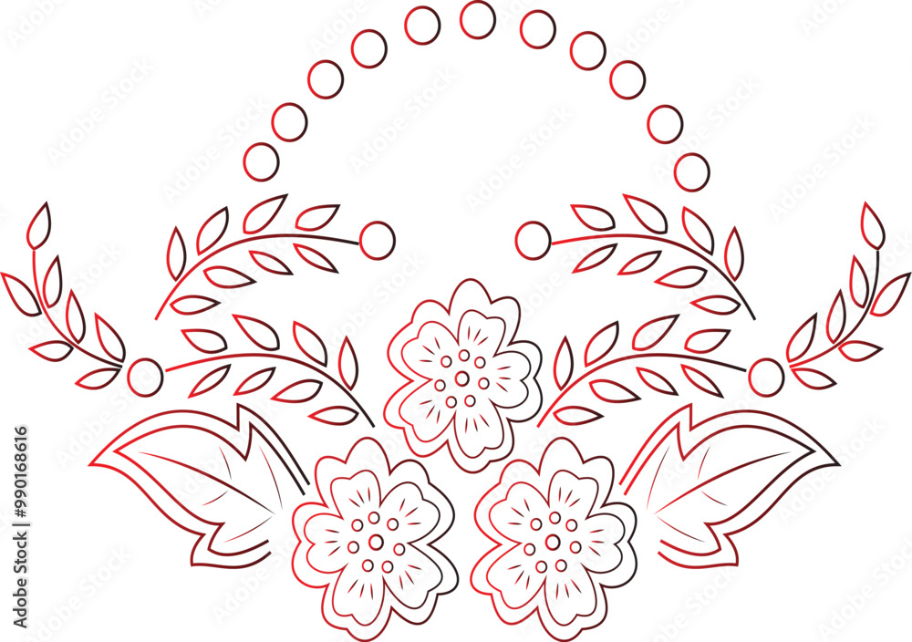 Flower corner border and wedding vector design. Flower corner border and wedding vector design.