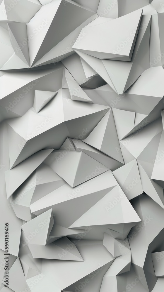 Obraz premium Abstract geometric paper background