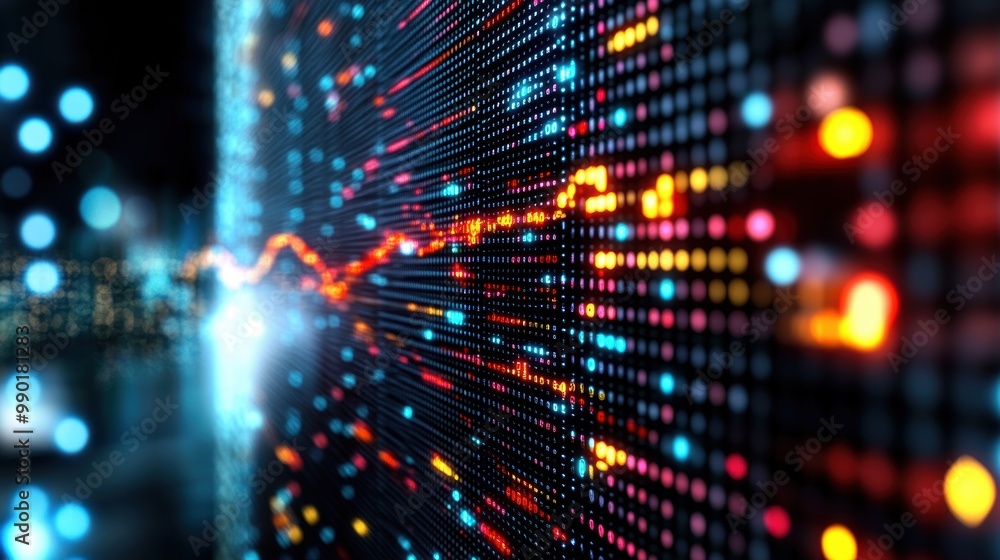 A stock market board with a dynamic curve representing price fluctuations, showcasing the complex interplay of supply and demand in the marketplace. A stock market board with a dynamic curve representing price fluctuations, showcasing the complex interplay of supply and demand in the marketplace.