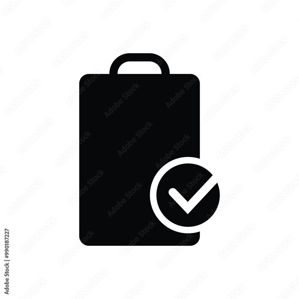Clipboard icon line logo design template isolated illustration Clipboard icon line logo design template isolated illustration