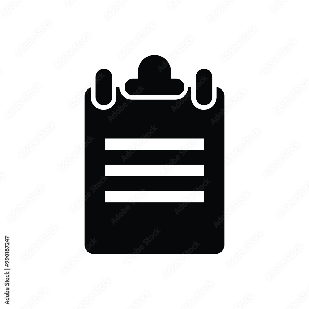 Clipboard icon line logo design template isolated illustration Clipboard icon line logo design template isolated illustration