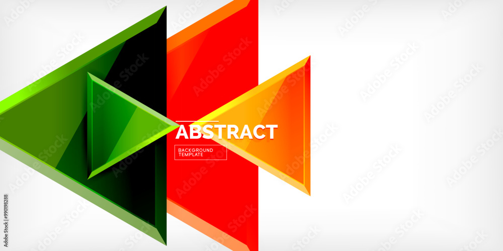 Abstract background - glossy triangles. Vector Illustration For Wallpaper, Banner, Background, Card, Book Illustration, landing page Abstract background - glossy triangles. Vector Illustration For Wallpaper, Banner, Background, Card, Book Illustration, landing page