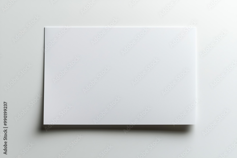 Paper A4 Mockup on White Background created with Generative AI Paper A4 Mockup on White Background created with Generative AI