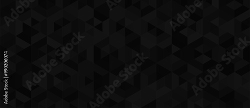 Abstract black geometric background. can be used in cover design