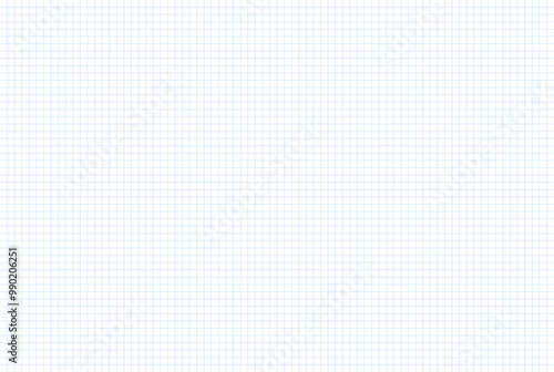 Blue grid paper background, notebook paper