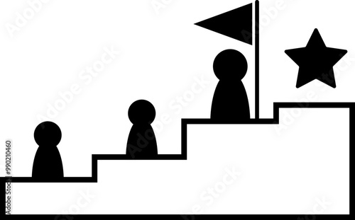 leadership employee business management icon