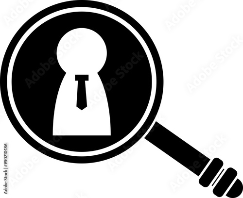 search employee business management icon
