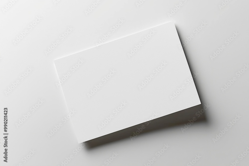 Paper A4 Mockup on White Background created with Generative AI Paper A4 Mockup on White Background created with Generative AI