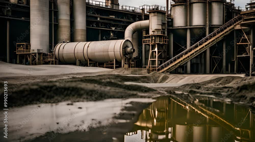 Inactive Cement Factory. Confinement and Industrial Decline Inactive Cement Factory. Confinement and Industrial Decline