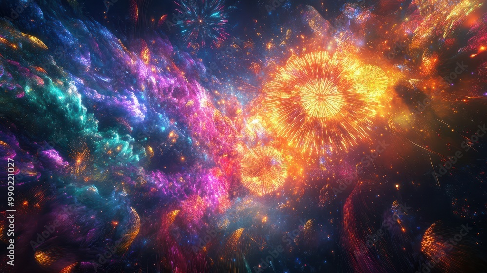 An exuberant display of fireworks with the year 2025 glowing prominently, symbolizing grandeur, joy, and new beginnings as vibrant colors dance in the sky. An exuberant display of fireworks with the year 2025 glowing prominently, symbolizing grandeur, joy, and new beginnings as vibrant colors dance in the sky.