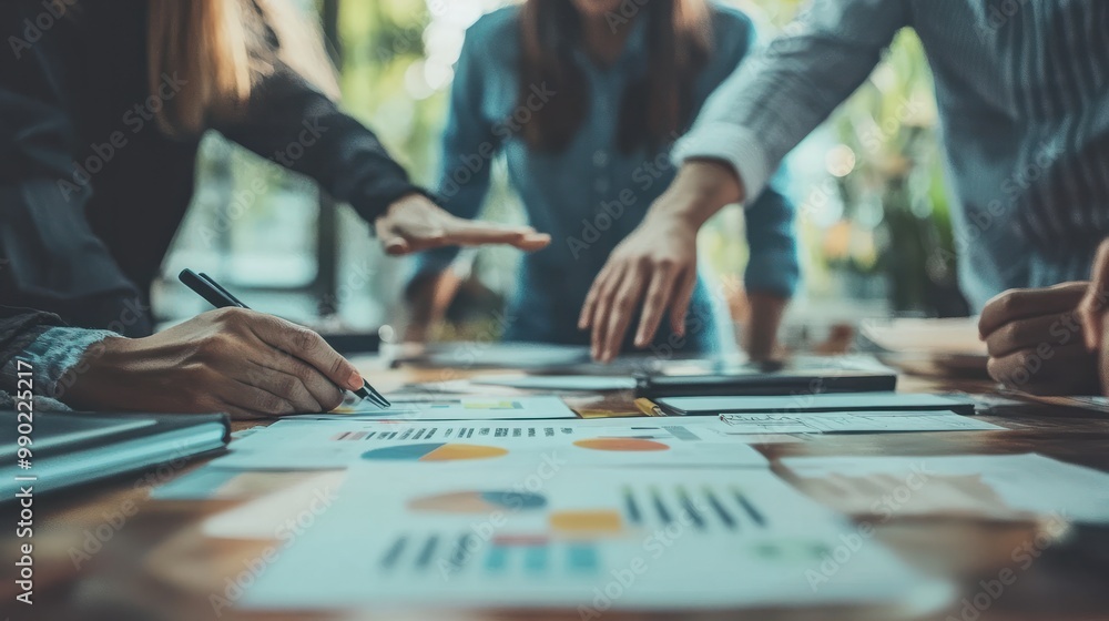 Business team partner on meeting brainstorming in investment ideas marketing planning project. Business team partner on meeting brainstorming in investment ideas marketing planning project.