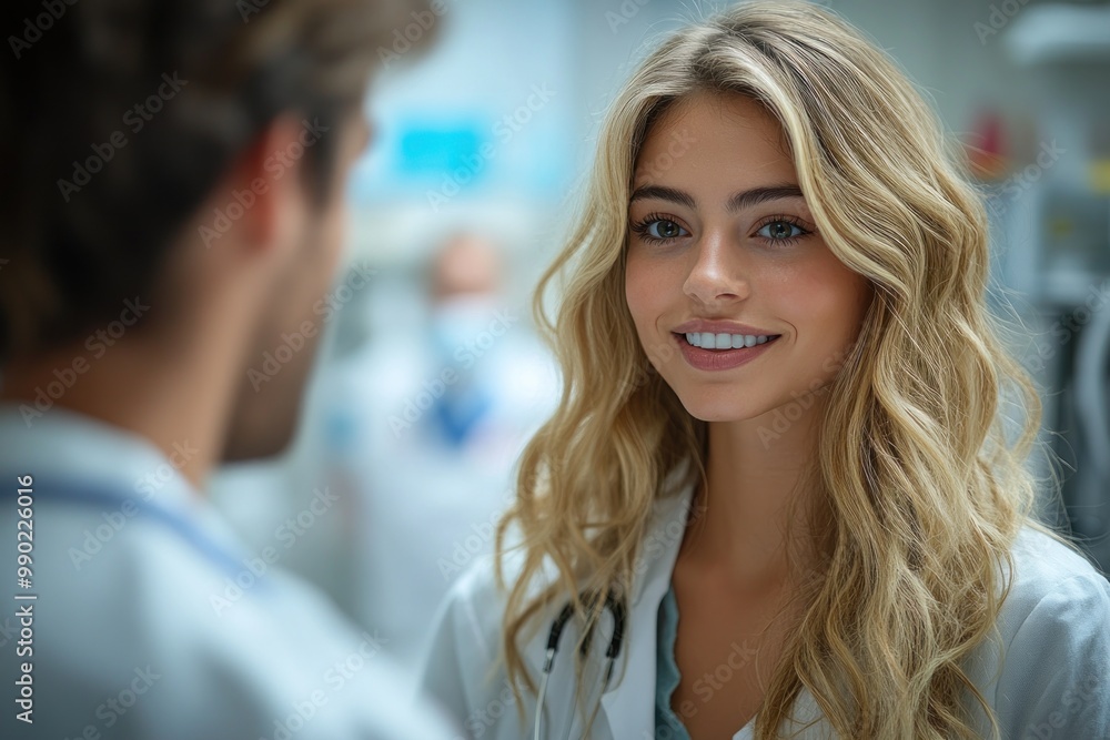 Smiling Female Doctor in a Hospital Smiling Female Doctor in a Hospital