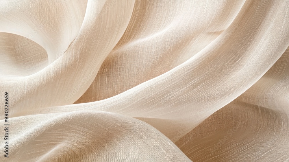 Graceful Linen Fabric Texture in Soft Tones Graceful Linen Fabric Texture in Soft Tones