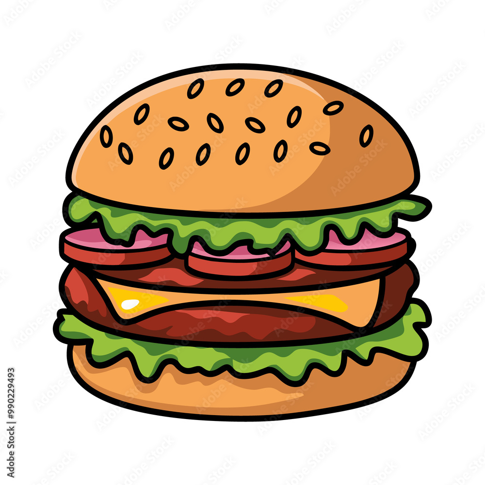 cheeseburger isolated on a white background cheeseburger isolated on a white background