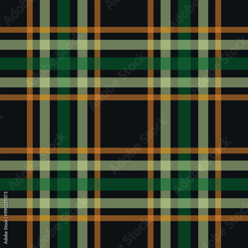 Stewart Hunting Weathered Scottish Tartan Plaid Pattern Fabric Swatch